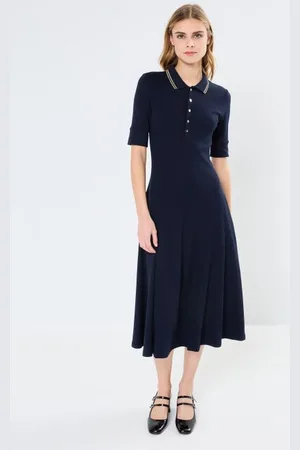 Ralph Lauren Lillianna-Elbow Sleeve-Day Dress by