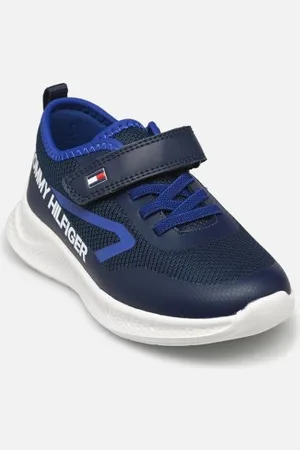 Tommy Hilfiger LOW CUT LACE-UP/VELCRO SNEAKER BLUE/ROYAL by