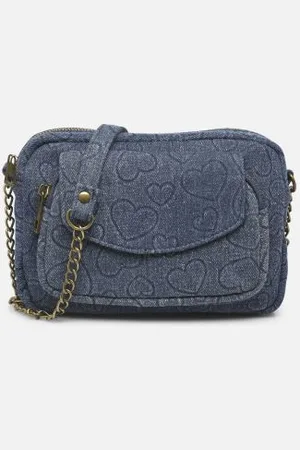 Pieces Pcnaina Heart Denim Cross Body Fc by