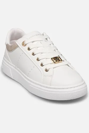 Tommy Hilfiger LOW CUT LACE-UP SNEAKER WHITE/PLATINUM by