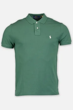 Ralph Lauren Polo coupe ajustée en piqué 710680784 by