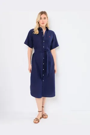 Ralph Lauren Ss N Jspr Dr-Short Sleeve-Day Dress 211959912 by