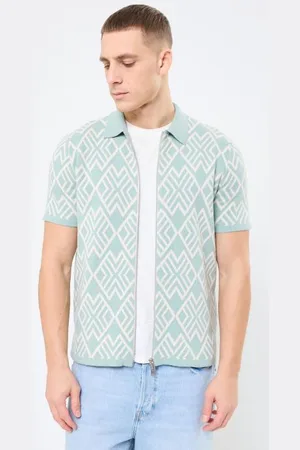 Only & Sons ONSMIKE LIFE REG 12 SS JAQ SHIRT KNIT by