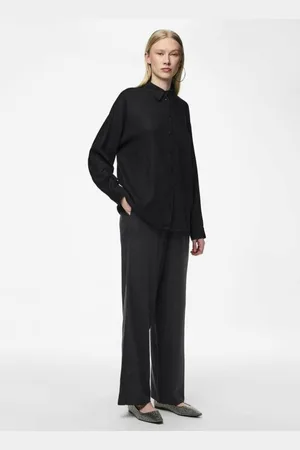 Pieces PCPIA HW WIDE PANTS WVN NOOS by