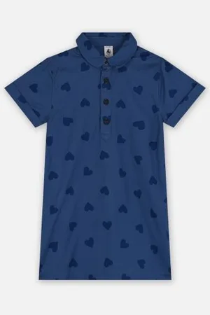 Petit Bateau Robe MC Bicoeur by