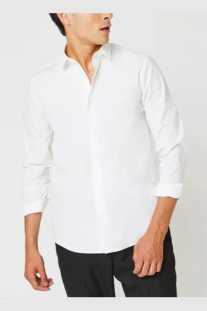 Calvin Klein Ck Chest Logo Slim Stretch Shirt by