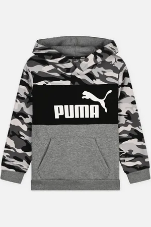 PUMA Jr Ess+ Camo Hoodie Fl B by
