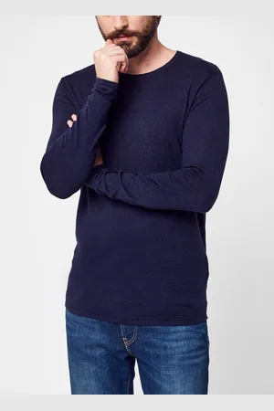 SELECTED Slhrome Ls Knit Crew Neck B Noos by