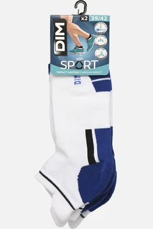 Dim Socquettes Courtes Sport Impact Moyen Homme - Lot de 2 by