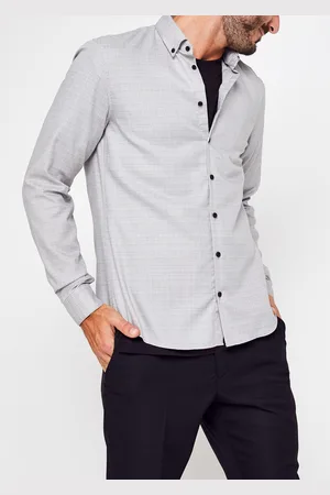 Calvin Klein Washed Slub Bd Slim Shirt by