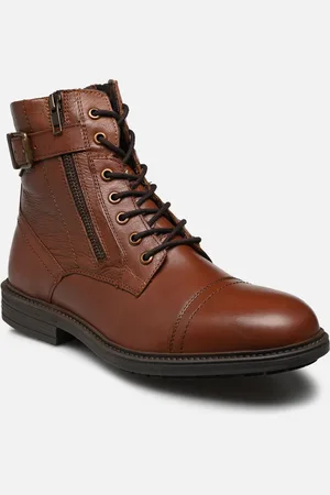 JACK & JONES JFWHOLLAND LEATHER ZIP by