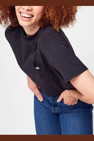 Dickies Ss Porterdale Crop W Black by