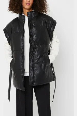 Pieces® PCADELA PU TIE BELT WAISTCOAT by
