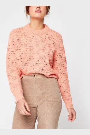 Pieces® PCNANCY LS O-NECK KNIT PB BC by
