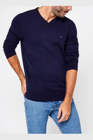 Tommy Hilfiger Pima Org Ctn Cashmere V Neck by