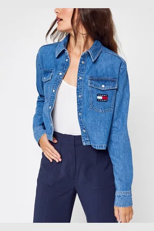 Tommy Hilfiger Tjw Cropped Denim Shirt by