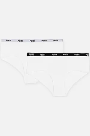 PUMA Puma Women Hipster 2P Pack White / White by