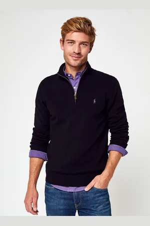 Ralph Lauren Pull demi-zip en laine vierge loryelle by
