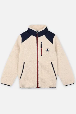 Converse Mix Media Sherpa Jacket by