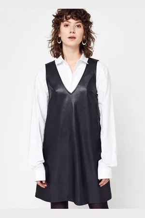 VILA LY S/L COATED SPENCER DRESS by