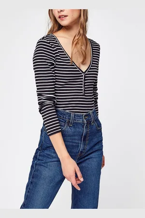 VILA VIBALU V-NECK L/S RIB TOP - NOOS by
