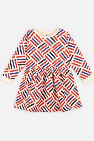 Petit Bateau Robe ML Fille Carla by