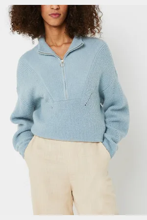 VILA Vipalerto L/S Zip Knit Pullover/C22 by
