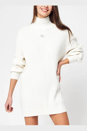 Calvin Klein Badge Loose Sweater Dress by