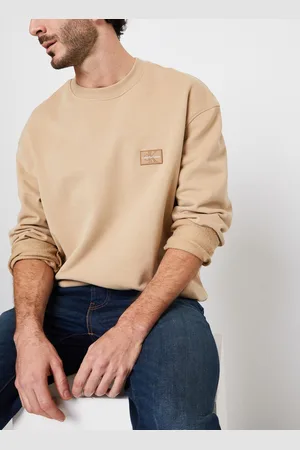 Calvin Klein Shrunken Badge Crew Neck by