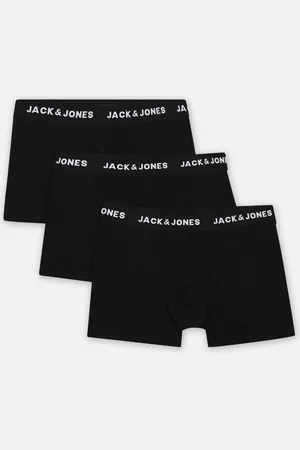 JACK & JONES Jacanthony Trunks 3 Pack Black by