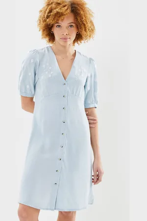 Pieces® PCKARYN 2/4 EMBROIDERY DRESS by