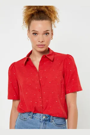 Pieces® PCVILMA SS SHIRT KAC FC by