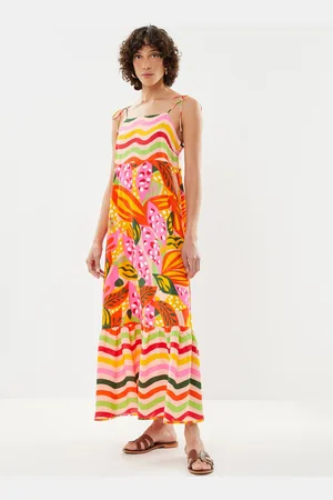 Y.A.S Yastropicana Strap Ankle Dress S. - Fest by