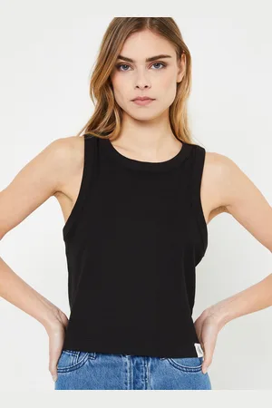 Calvin Klein Tab Rib Tank Top by