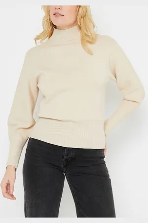 SELECTED Slfmerle Fyria Ls Knit Highneck B Camp by