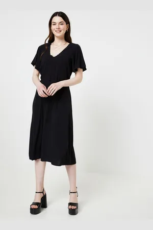 VERO MODA Vmobi Ss Calf Dress Wvn Lcs Ga by