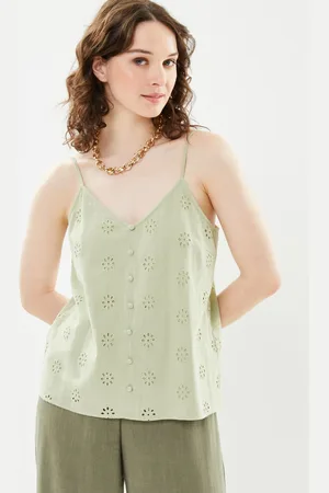 VERO MODA Vmmaja Singlet Wvn by