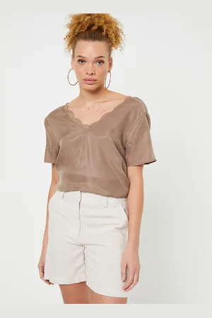 VERO MODA Vmverhera Mr Long Linen Shorts by