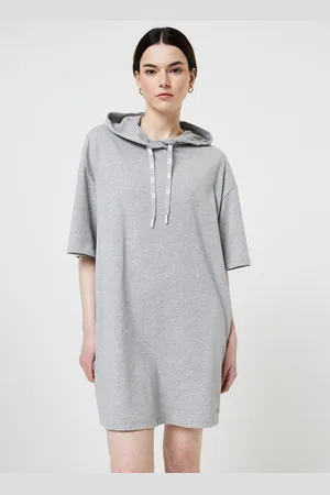 UGG W KASSEY HOODED T SHIRT DRESS by