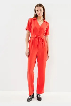 VILA Viruby V-Neck S/S Jumpsuit/Su/F by