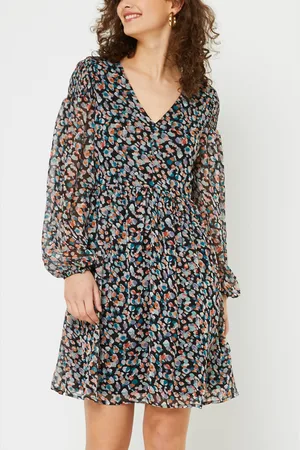VILA Vifalia V-Neck L/S Dress/Su by