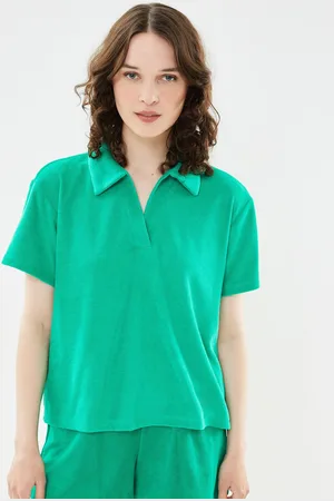 VILA VIFROTTE V-NECK S/S POLO TOP/SU/LS by