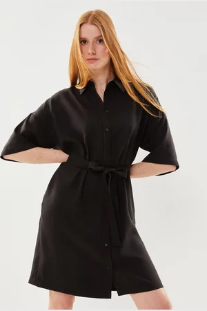 SELECTED Slflinni-Tonia 2/4 Short Shirt Dress B by