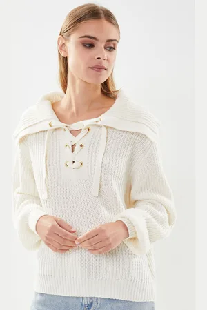 VERO MODA Vmlea Ls Tie V-Neck Pullover Fr by