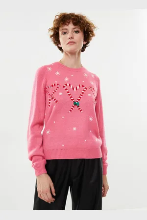 VERO MODA Vmcandyheart Ls O-Neck Pullover Xmas by