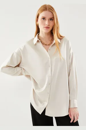 VERO MODA Vmmerle Ls Oversize Shirt Wvn Ga by