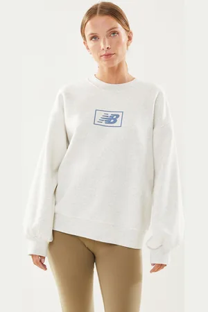 New Balance Essentials Brushed Back Fleece Crew by