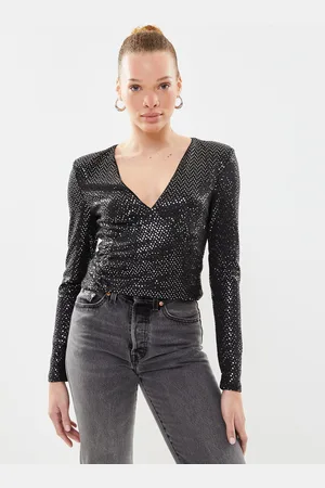 VILA Violene V-Neck L/S Top by
