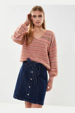 VILA Vikiva Hal165 Hw Belt Denim Skirt by