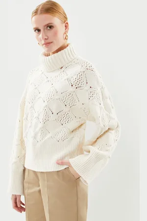 VILA Vielino Highneck L/S Knit Top by